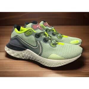 NIKE RENEW RUN BARELY VOLT SMOKE GREY Running Race Shoes Womens 7.5 Fast Ship